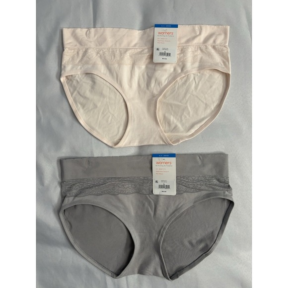 Warner's Other - NEW Warners Panty No Pinch No Problems Hipster Panties 2 Pair Womens Size XLarge